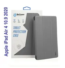 Чехол для планшета BeCover Tri Fold Soft TPU Silicone Apple iPad Air 4 10.9 2020/2021 Gray (706872) (706872)