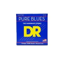 Струни для гітари DR Strings PURE BLUES Electric Guitar Strings - Medium to Heavy (10-52) (PHR-10/52)