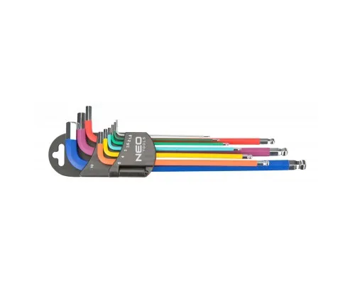 Набор инструментов Neo Tools ключи шестигранные, 1.5-10 мм, набор 9 шт.*1 уп. (09-512)
