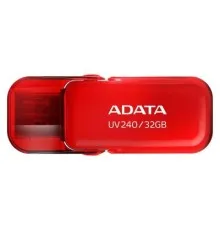 USB флеш накопитель ADATA 32GB UV240 Red USB 2.0 (AUV240-32G-RRD)