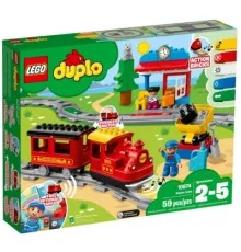 Конструктор LEGO DUPLO Потяг на паровій тязі 59 деталей (10874)