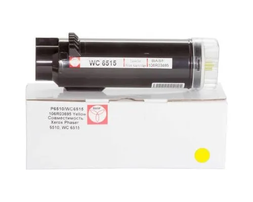 Тонер-картридж BASF Xerox Ph 6510N/WC6515N/6515DN Yellow (KT-106R03695)