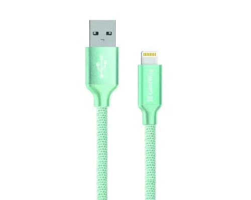 Дата кабель USB 2.0 AM to Lightning mint ColorWay (CW-CBUL004-MT)