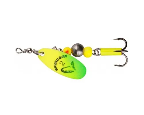 Блесна Savage Gear Caviar Spinner #4 14g 07-Fluo Yellow/Chartreuse (1854.07.15)