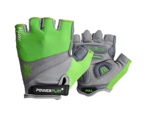 Велоперчатки PowerPlay Women 5277 Green XS (5277D_XS_Green)