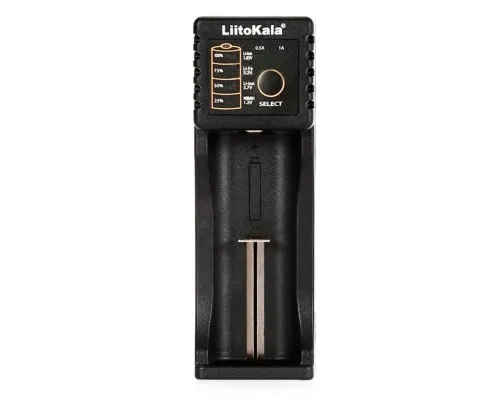 Зарядное устройство для аккумуляторов Liitokala 1 Slot, LED дисплей, USB, 3.7VLion/3.2VLi-Fe/1.2VNIHM/26650/ (Lii-100B)