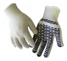 Защитные перчатки Werk ХБ натур., Черная "волна" WE2103H (WE2103H)