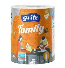 Паперові рушники Grite Family Jumbo XL 2 шари 1 рулон (4770023348613)