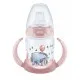 Пляшечка для годування Nuk Disney First Choice з ручками 150 мл Персиковий (3954050)