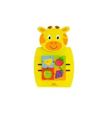 Развивающая игрушка Viga Toys Бизиборд Жираф с фруктами (50680FSC)