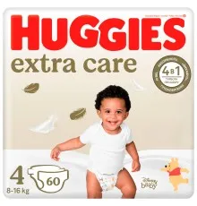 Подгузники Huggies Extra Care 4 (8-16 кг) 60 шт (5029053578118)