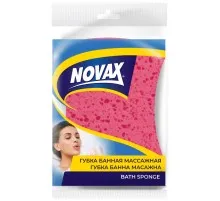 Губка для купання Novax масажна 1 шт. (4823058333687)