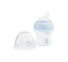 Пляшечка для годування Chicco Natural Feeling Color 150 мл 0 м + Блакитна (81311.20)