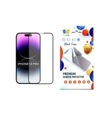 Скло захисне Drobak Apple iPhone 14 Pro (Black) (505057)