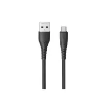 Дата кабель USB 2.0 AM to Type-C PD-B85a Black Proda (PD-B85a-BK)
