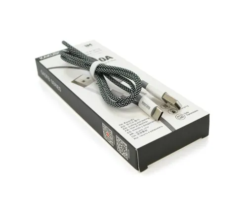 Дата кабель USB 2.0 AM to Lightning 1.0m KSC-028 JINDIAN Black 2.4A iKAKU (KSC-028-B-L)