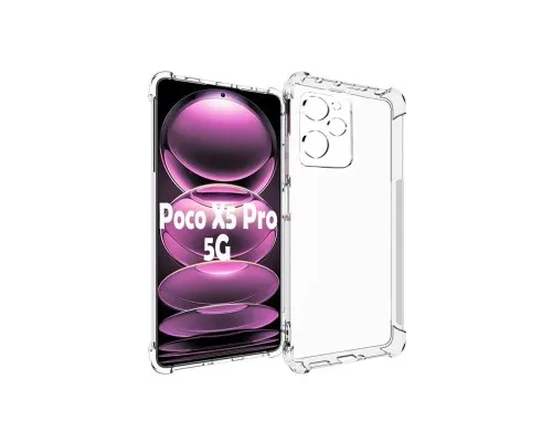 Чехол для мобильного телефона BeCover Anti-Shock Poco X5 Pro 5G Clear (708896)