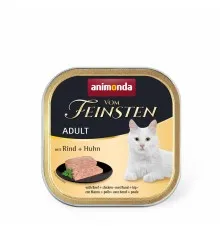 Паштет для котів Animonda Vom Feinsten Adult with Beef + Chicken 100 г (4017721832083)