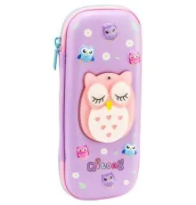 Пенал Cool For School з прихованим дзеркалом 1 відділення Фіолетовий (QT-5779-Purple)