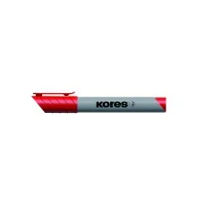 Маркер KORES для фліпчартів XF1 1-3 мм, червоний (K21307)