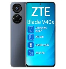 Мобильный телефон ZTE Blade V40S 6/128GB Black (993087)