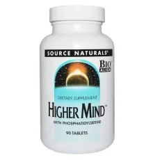 Вітамінно-мінеральний комплекс Source Naturals Поліпшення Роботи Мозку, Higher Mind, 90 таблеток (SNS-00016)