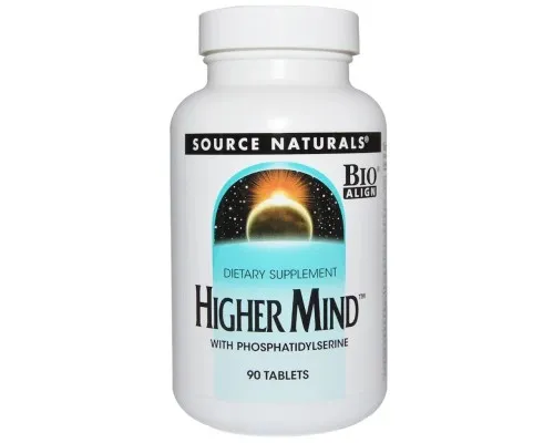 Вітамінно-мінеральний комплекс Source Naturals Поліпшення Роботи Мозку, Higher Mind, 90 таблеток (SNS-00016)