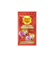 Жувальна гумка Chupa Chups Fairy Floss Strawberry солодка вата 11 г (6911316100817)