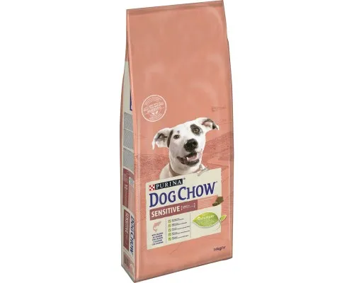 Сухой корм для собак Purina Dog Chow для взрослых, склонных к аллергии собак с лососем 14 кг (7613034488244)