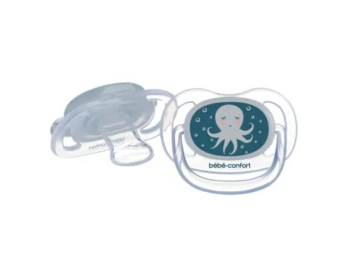 Пустушка Bebe Confort PHYSIO AIR, 2 шт, 18-36 міс (Blue Octopus) (3104201960)