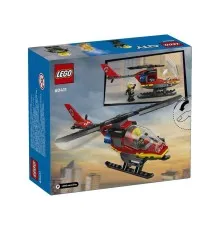 Конструктор LEGO City Пожарный спасательный вертолет 85 деталей (60411)