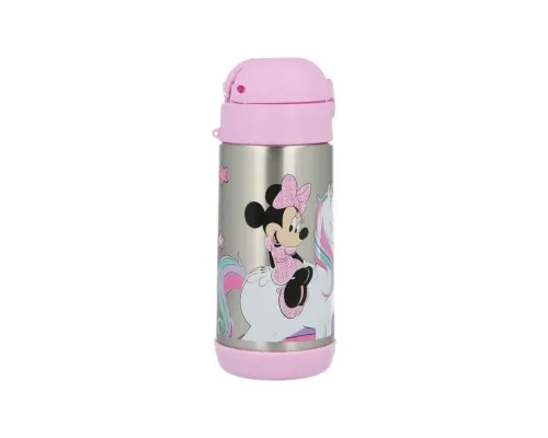 Поильник-непроливайка Stor Disney - Minnie Mouse Unicorns Are Real Vacuum Steel Bottle 360 ml (Stor-18860)