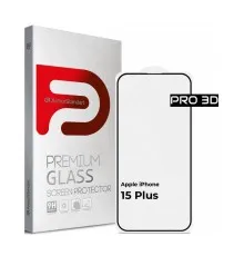 Скло захисне Armorstandart Pro 3D Apple iPhone 15 Plus Black (ARM68218)