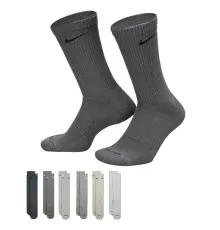 Шкарпетки Nike U NK ED PLS CSH CRW 6PR-132 SX6897-991 34-38 6 пар Мультиколор (196606922362)
