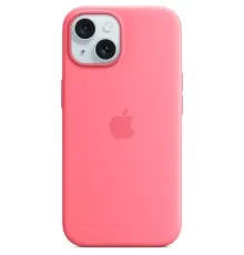 Чехол для мобильного телефона Apple iPhone 15 Silicone Case with MagSafe Pink, Model A3123 (MWN93ZM/A)