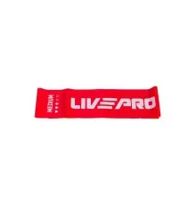 Эспандер LivePro Fitness Band Medium LP8415-M червоний Уні 200х15см (6,8кг) (6951376153675)