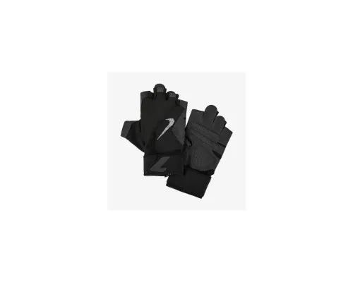 Перчатки для фитнеса Nike M Premium FG чорний, білий Чол L N.LG.C1.083.LG (887791174123)