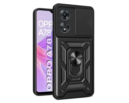 Чохол до мобільного телефона BeCover Military Oppo A78 4G Black (710711)