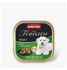 Консервы для собак Animonda Vom Feinsten delicious sauce Adult with Chicken + rabbi 150 г (4017721823357)