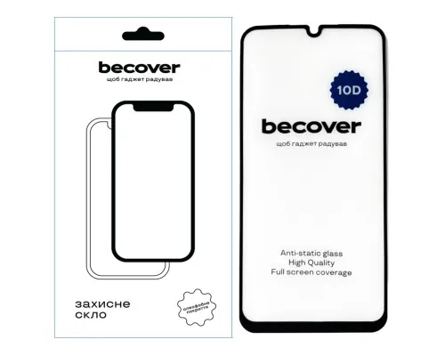 Скло захисне BeCover Samsung Galaxy M15 5G SM-M156 10D Black (711357)