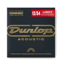 Струни для гітари Jim Dunlop Phosphor Bronze Acoustic Guitar Strings (12-54) (DAP1254)