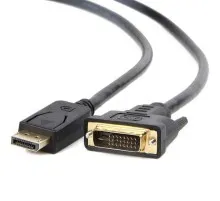 Кабель мультимедійний DisplayPort M to DVI M 1.8m 24+1pin Cablexpert (CC-DPM-DVIM-1.8М/CC-DPM-DVIM-6)