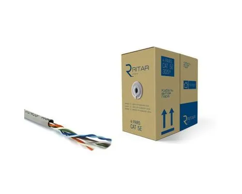 Кабель сетевой Ritar UTP 305м КВП (4*2*0,50) mark 4Р 24AWG [СCA] (03490)