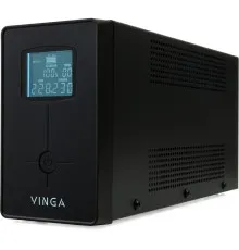Пристрій безперебійного живлення Vinga LCD 600VA metal case with USB (VPC-600MU)