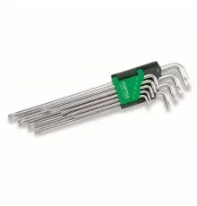 Ключ Toptul Г-подібний TORX T10-T50 9од. супердовгий (GAAL0923)