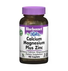 Вітамінно-мінеральний комплекс Bluebonnet Nutrition Кальцій Магній + Цинк, 90 капсул (BLB0698)