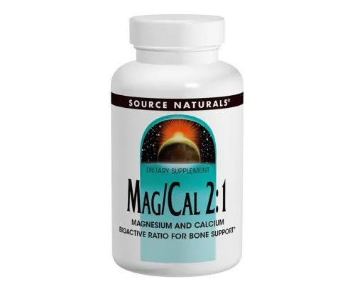 Мінерали Source Naturals Магній Кальцій 2: 1, 370 мг, 90 капсул (SN2060)