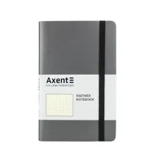 Книга записная Axent Partner Soft 125х195 мм в точку 96 листов Серая (8310-15-A)