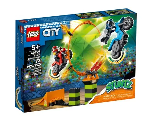 Конструктор LEGO City Stunt Состязание трюков 73 детали (60299)