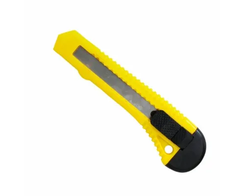 Нож канцелярский H-Tone 18 мм желтый (KNIFE-HT-JJ40605A-18)